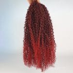 RABO DE CAVALO BIO FIBRA CEREJA - 70cm - Imagem 2