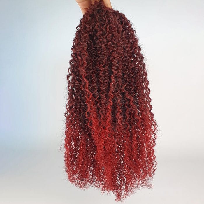 RABO DE CAVALO BIO FIBRA CEREJA - 70cm - Imagem 2