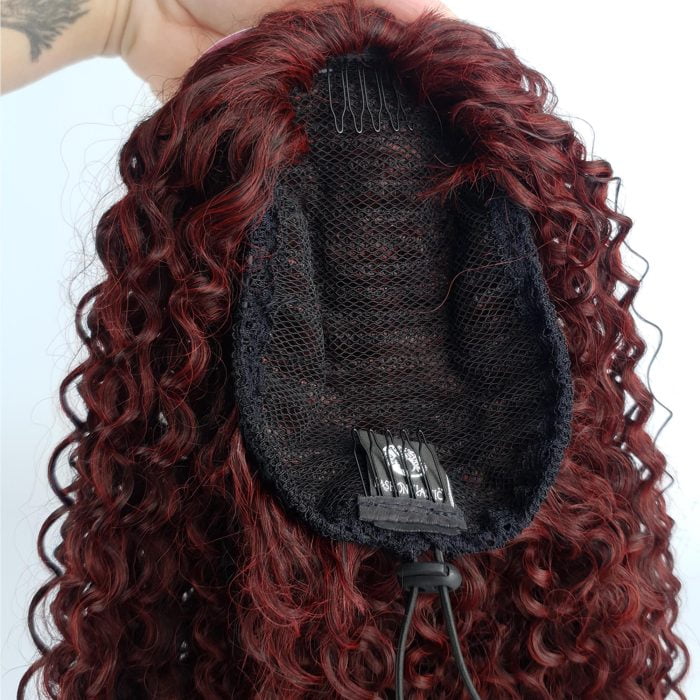 RABO DE CAVALO BIO FIBRA CEREJA - 70cm - Imagem 4