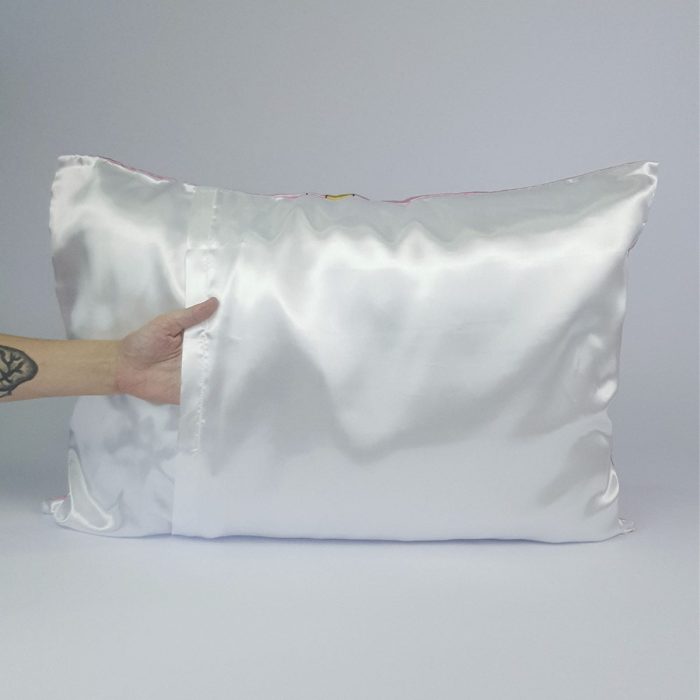 Fronha com ZIPPER Leaozinho de Cetim Anti Frizz - QUEEN SIZE 55X70 - Imagem 2