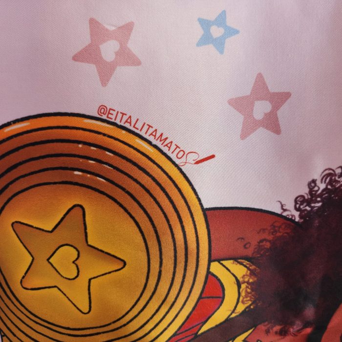 Fronha com ZIPPER Super Menina de Cetim Anti Frizz - QUEEN SIZE 55X70 - Imagem 3