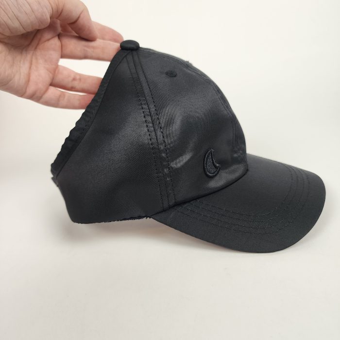 Boné da Soulta: Proteção UV 50+ forro de cetim para Cachos Livres e protegidos - Preto - Imagem 7