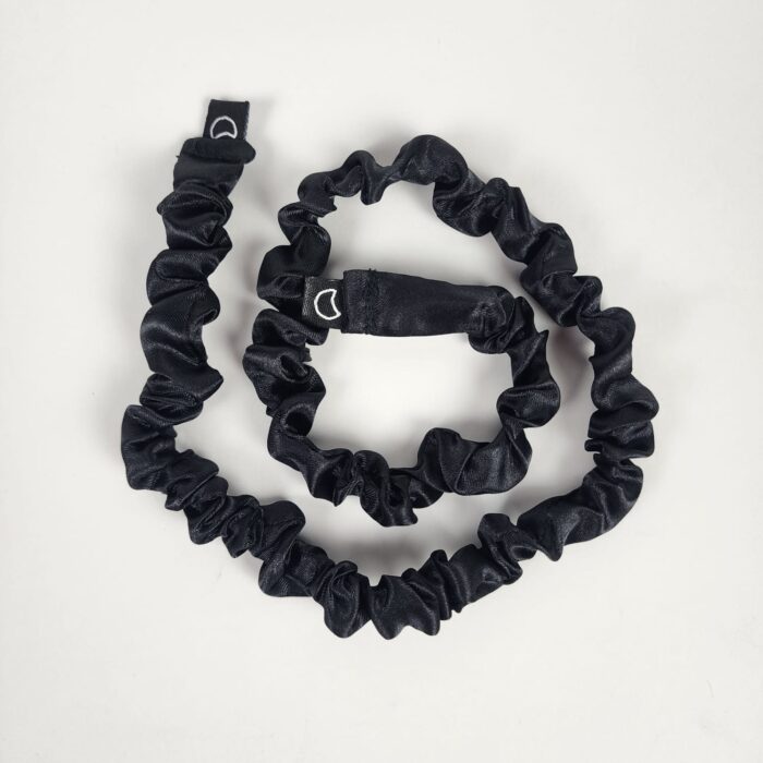Xuxão Afro Puff de Cetim Soulta - Preto - Imagem 2